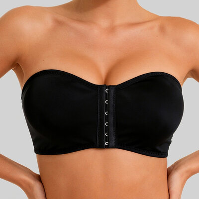 Front Closure Push Up Balconette Bra