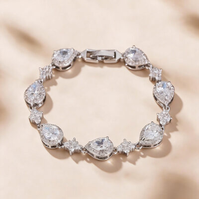 Elegant Rhinestone Bracelet 