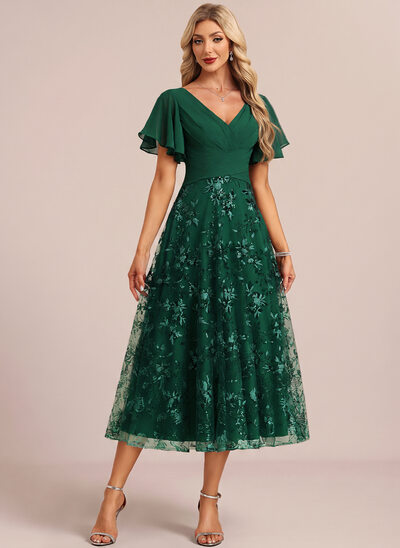 Chiffon Midi Dress