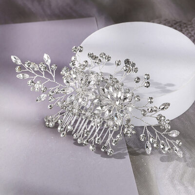 Rhinestone Pearl Hair Combs Hair Accessories Headpieces