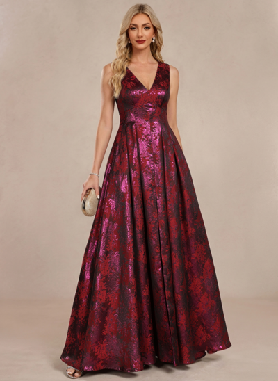 Robe avec plis en jacquard