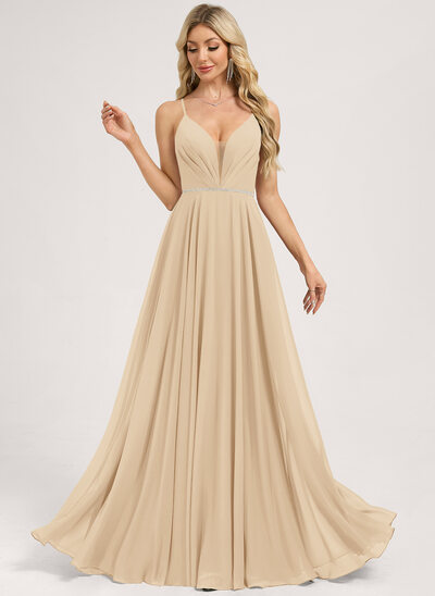 A-line Chiffon Dress