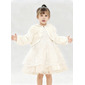 Faux Fur Long Sleeves Flower Girl Wraps 