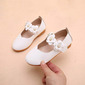 Mädchen Flache Schuhe Blumenmädchen Schuhe Hochzeit Freizeit Blume Kunstleder Runde Schuhspitze Flach Schuhe 
