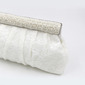 Rhinestone Evening Lace Evening Bags in White 