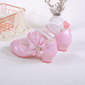 Girl's Flower Girl Shoes Wedding Party Bowknot Pearl Rhinestone Faux Leather Round Toe Low Heel Shoes 