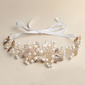 Perle Perlenstickerei Blatt Haarreben Haarschmuck Hochzeit Kopfschmuck 