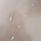 Elegant Rhinestone Back Necklaces 