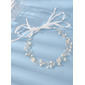 Beading First Communion Flower Crowns 