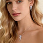 Elegant Cubic Zirconia Wedding Earrings Jewelry Sets 