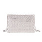 Rhinestone Wedding Party Cocktail PU Clutch Bags in Silver 