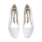 Women's Wedding Shoes Satin Flat Heel Low Heel Closed Toe Wedding Flats Bridesmaid Shoes Simple Wedding Shoes 