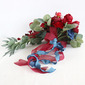 Artificial Wedding Flowers Cascade Silk Cloth Dahlia Bridal Bouquets 