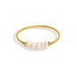 Simple Irregular Freshwater Pearl Band Rings 