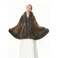 Faux Fur Sequin Formal Wedding Guest Wrap Cape 