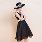 Kvinner Elegant Bred rand Bowknot Polka Dot Bryllup Kentucky Derby Kirkehatter 