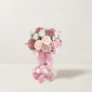 Artificial Wedding Flowers Round Silk Flower Roses Bridal Bouquets 
