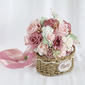 Artificial Wedding Flowers Round Silk Flower Roses Bridal Bouquets 