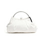 Bowknot Wedding Satin Evening Bags in White 
