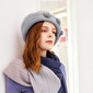 Women's Elegant Winter Pompoms Wool Wedding Cocktail Beret Hats 