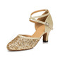Women's Ballroom Shoes Sequin Glitter Indoor Dance Shoes 