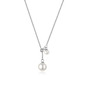 Bridal Pearl Lariat Necklace 