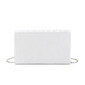 Pearl Rhinestone Elegant Wedding Satin Clutch Bags in White 