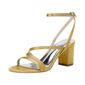 Women's Wedding Shoes Satin Block Heel Open Toe Wedding Sandals Bridesmaid Shoes Elegant Simple Wedding Daily Prom Cocktail Shoes 