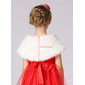 Faux Fur Flower Girl Wraps 