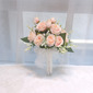Artificial Wedding Flowers Free-Form Silk Flower Roses Bridesmaid Bouquets 