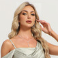 Classic Rhinestone Wedding Prom Necklace Earrings Bracelet Jewelry Sets (Set of 3) 