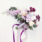 Artificial Wedding Flowers Cascade Silk Cloth Roses Bridal Bouquets 