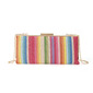 Party Straw Clutch Bags in Multicolor 