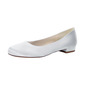 Women's Wedding Shoes Satin Flat Heel Low Heel Closed Toe Wedding Flats Bridesmaid Shoes Simple Wedding Shoes 